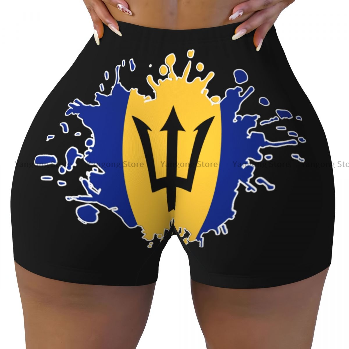 Yoga Of Fitness - Sexy strakke sportshort met hoge taille,