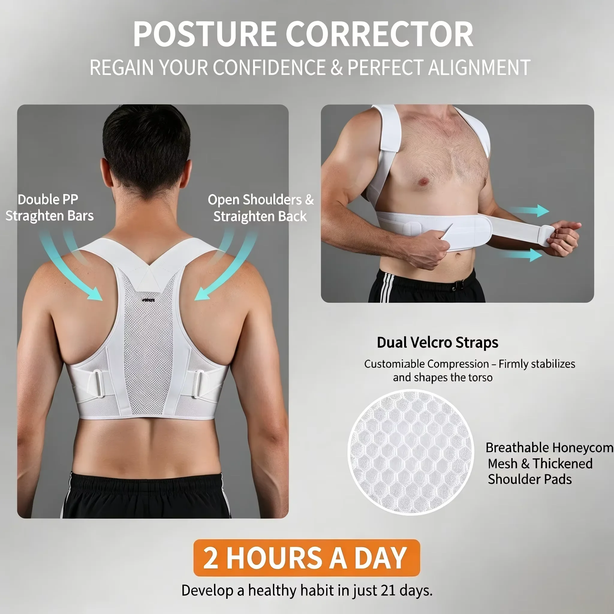 VBOSI Verstelbare Houding Corr - Posture Corrector Back recensie en prijs